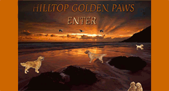 Desktop Screenshot of hilltopgoldenpawskennel.com